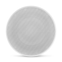 JL Audio M6 8in Subwoofer White LUXe Grille Infinte Baffle