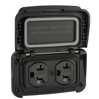 Scanstrut Ventura Series Dual AC Outlet - 125V - 20A