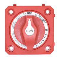 Bluewater On/Off Switch Battery Switch - Panel Mount - Red