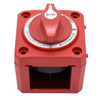 Bluewater On/Off Switch Battery Switch - Surface Mount - Red