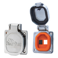 SmartPlug Data Port Case/Inlet Only - 316 SS Cover w/One Blank Plug &amp; One Open Port