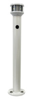 Seaview 36in White Light Post With LTBLED12 Nav Light