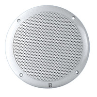 Poly-Planar MA-4055 5" 80 Watt Speakers - White