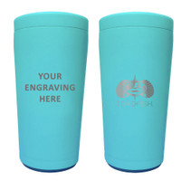 Toadfish Custom Engraved Non-Tipping Can Cooler 2.0 - Teal (MINIMUM ORDER QUANTITY OF 25)