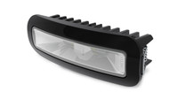 Lumitec Capri3 Flood Light White LEDfts Non-Dimmable Flush Mount Black 12/24v