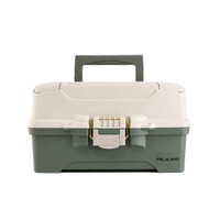 Plano Two-Tray Tackle Box - Green/Tan