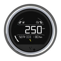 Veratron VL Digital 85 w/Round Chrome Bezel