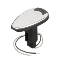 Attwood 910T Series Teardrop Base 2-Pin Over Mold 306 Stainless Steel Black Cover