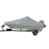 Carver Sun-DURA&reg; Styled-to-Fit Boat Cover f/23.5' Bay Style Center Console Fishing Boats - Grey