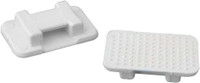 Weld Mount AT-5 Wire Tie Mount, Large White 100 Pack AT-5-100