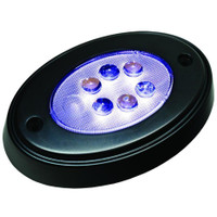 T.H. Marine 6 Led Ovl Courtesy Lght-Blk Led-Ocl-1K-Dp