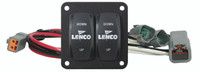 Lenco Double Rocker Switch Kit Single Actuator Systems 12vDC & 24vDC