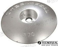 Recambios Marinos Single Anode For Rudder 70 Mm Ten00101