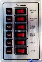 Recambios Marinos Switch Panel 6S Silver Gs11193