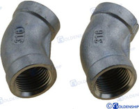 Recambios Marinos 45Dg Elbow Banded 1/2 2 Gs30561