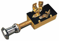 Sea-Dog Line Brass 3-Pos Switch 2-Circuit 420400-1