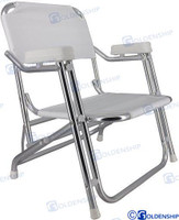 Recambios Marinos Deck Folding Seat White Gs73255
