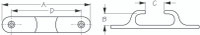 Sea-Dog Line Ss Straight Chock 6" 060210-1