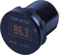 Sea-Dog Line Round Oled Temperature Meter 421610-1