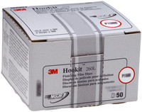 3M Center 5" P800 Grit Hookit Fini 7000000565