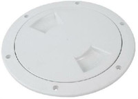 Attwood Marine 6" Inspection Dk Plate-Wh 12792-1