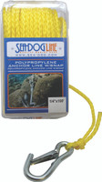 Sea-Dog Line Poly Anch Line  3/8"X100' Ylw 304210100Yw-1