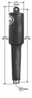 Lenco 4 1/4in Stroke XD Actuator 5/16in x 3/8in 12v