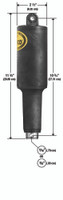Lenco 2 1/4in Stroke XD Actuator 3/8in 24V