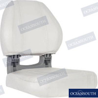 Recambios Marinos Sirocco Folding Seat - White Ocema705-10