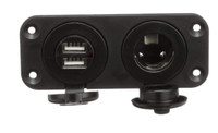 Attwood Marine Adaptor_Dual Port 12Vdc 14262-6