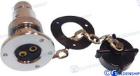 Recambios Marinos Deck Conn Plastic Cap 3A 2P Gs11020