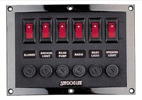 Sea-Dog Line Ny Swch Panel Hrzntl 6-Swch 424210-1