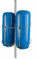 Sea-Dog Line Rail Mnt Ss Fndr Hldr Dual 11 327361-1