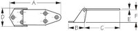 Sea-Dog Line Hd Offset Hng 1-9/ 16X5-1/4 201730-1