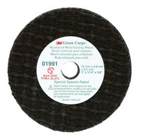 3M Center 3" X 3/16" X 3/8" Green 7100229883