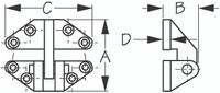 Sea-Dog Line Ss Hatch Hinge 205280-1