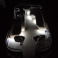 T.H. Marine Pontoon Boat Floor Led Kit Ledbw-350-W-Dp