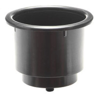 T.H. Marine Lg Cup Hldr-Blk Lch-1-Dp