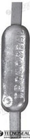 Recambios Marinos Anode Oval 1.500 Kg Ten00304Al
