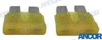 Recambios Marinos 20 Amp Ato/Atc Fuse (2) Am604020