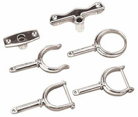 Sea-Dog Line Chrm Znc Oarlock Horn Ribbd 2" 580412-1