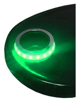 T.H. Marine Led Cup Hldr Ring-Green Led-Smchr-G-Dp