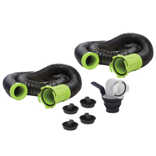 Thetford Titan Premium 20' Sewer Hose Kit w/Universal Bayonet Connection &amp; 5-in-1 Sewer Adapter w/Handle