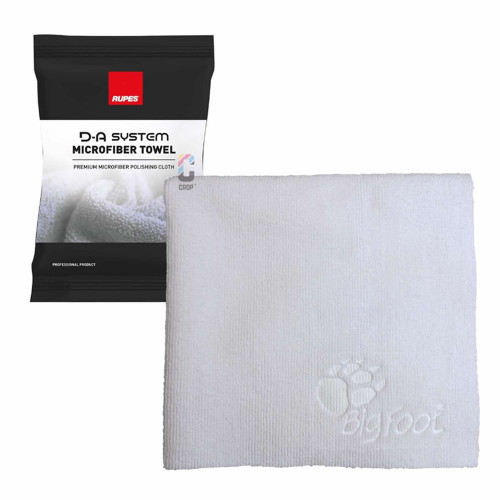 RUPES D-A System Microfiber Towel 16x16 - White