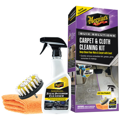 Meguiar's Quik Solutions Carpet &amp; Cloth Cleaning Kit