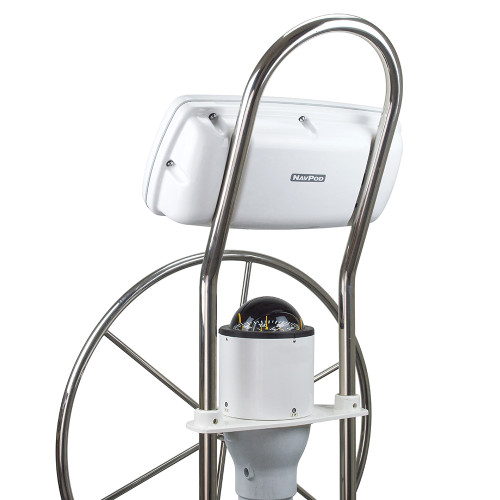 NavPod SystemPod Pre-Cut f/Raymarine Axiom 9/Axiom+ 9 on Right &amp; 1 Instrument (3.6&Prime; hole) on Left f/12&Prime; Wide Guard