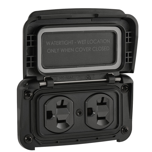 Scanstrut Ventura Series Dual AC Outlet - 125V - 20A
