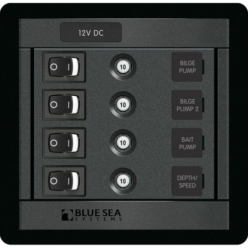 Blue Sea 1455 4 Position Switch CLB Square