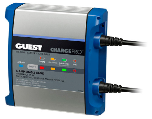 Guest 2708A 5A 1 Bank 120V Input Battery Charger