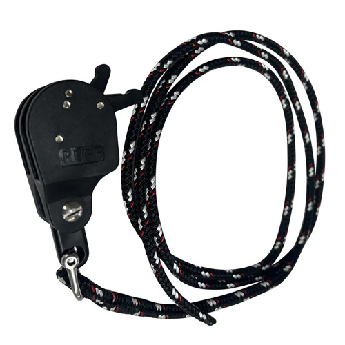 Rupp Double Halyard Line Lock w/Rope &amp; Shackle